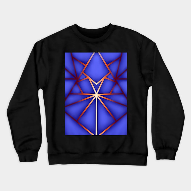 Sapphire Sunset Crewneck Sweatshirt by Aesir_Artwork